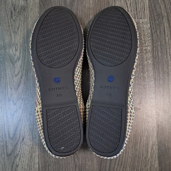 Rothy's The Round Womens 7.5 Multi Metallic Slip On Flats - Limited Edition - Picture 6 of 6